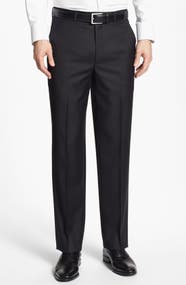 UPC 606192522803 Men s Santorelli Luxury Flat Front Wool Dress Pants 