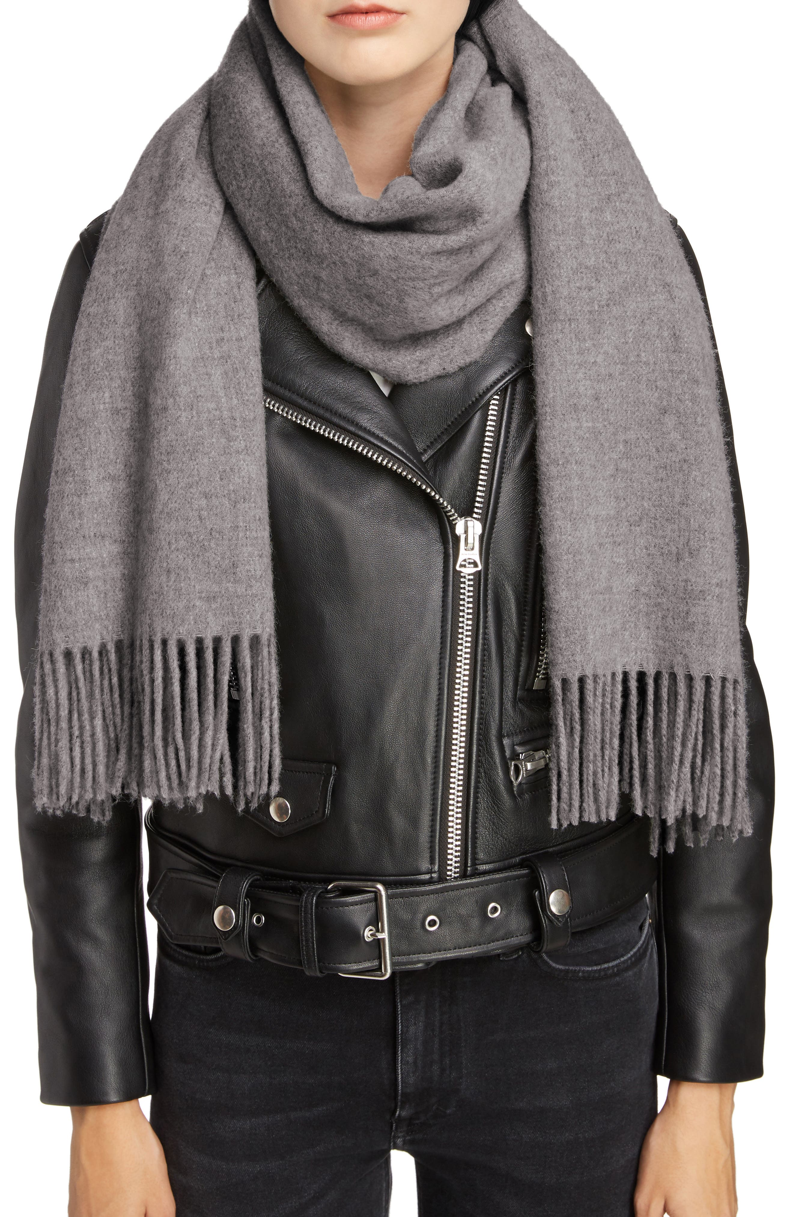 acne studios scarf black