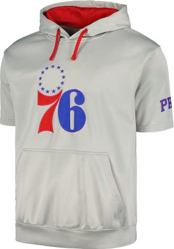 76ers short sleeve hoodie hotsell