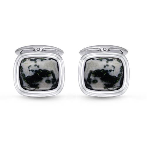 Shop Luvmyjewelry Tree Agate Sterling Silver Men Cufflinks