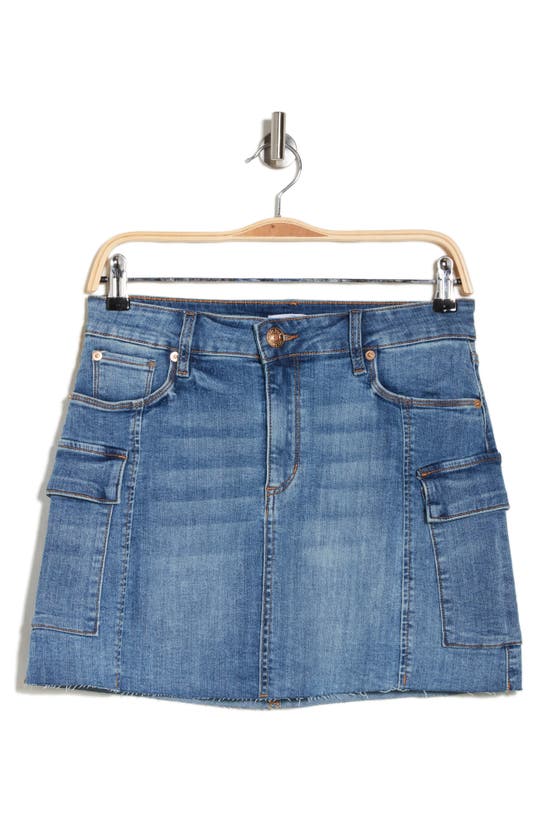 Shop Sts Blue Charli Cargo Denim Miniskirt In Fishtail