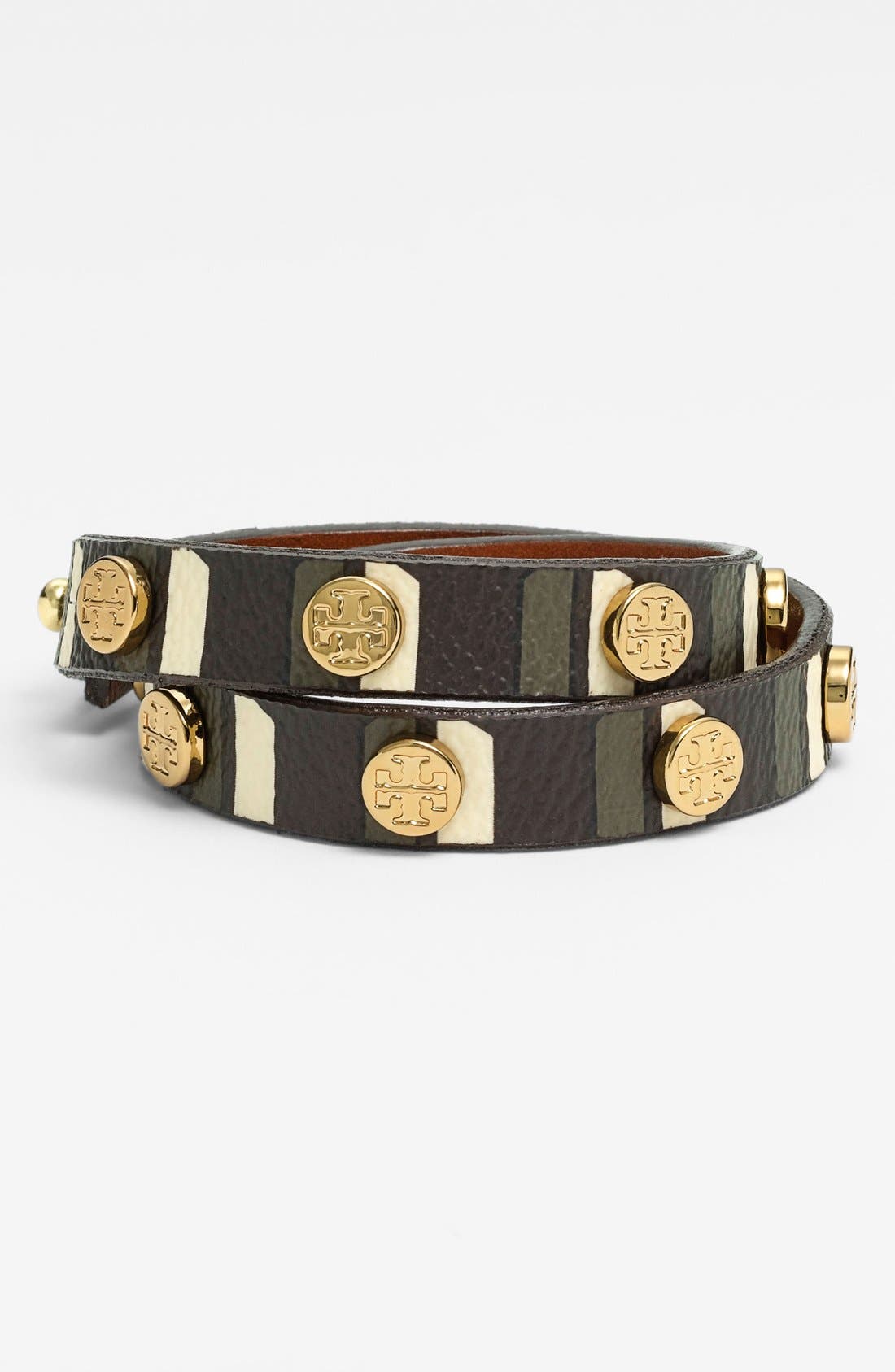 Tory Burch Logo Leather Wrap Bracelet Nordstrom