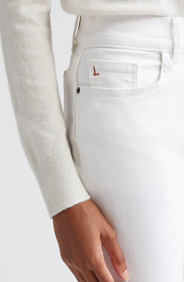 Lafayette 148 New York Reeve High Waist Straight Leg Ankle Jeans ...