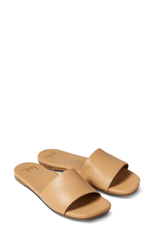 Beek Honeybird Square Toe Slide Sandal In Neutral