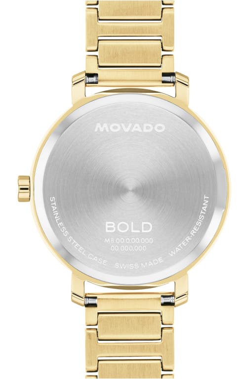 Movado Bold Evolution 2.0 Bracelet Watch, 34mm In Gold