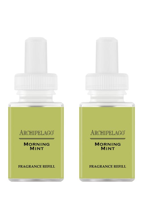 Pura X Archipelago 2-pack Smart Diffuser Fragrance Refills In Mint