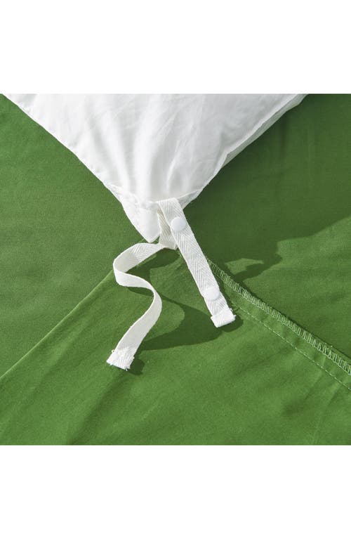 Sijo Luxesoft Organic Cotton Sateen Duvet Cover In Forest