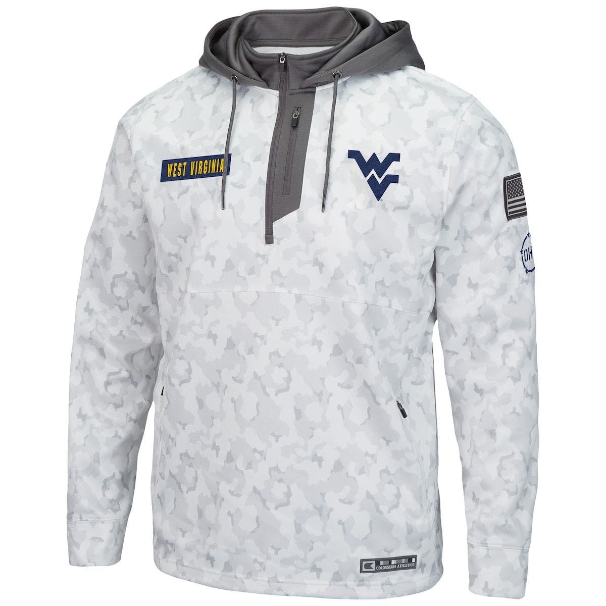 wvu quarter zip