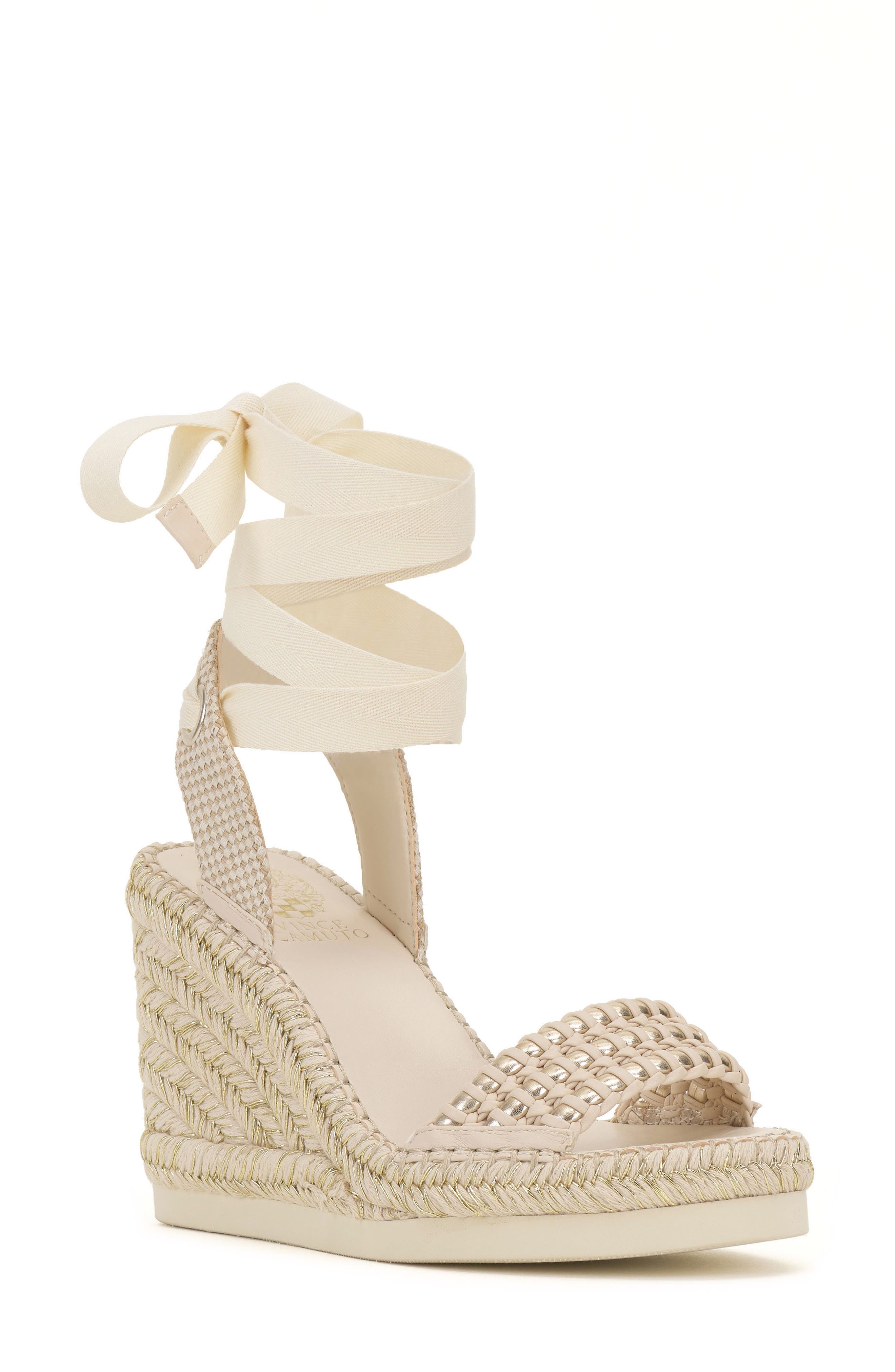 white satin espadrilles