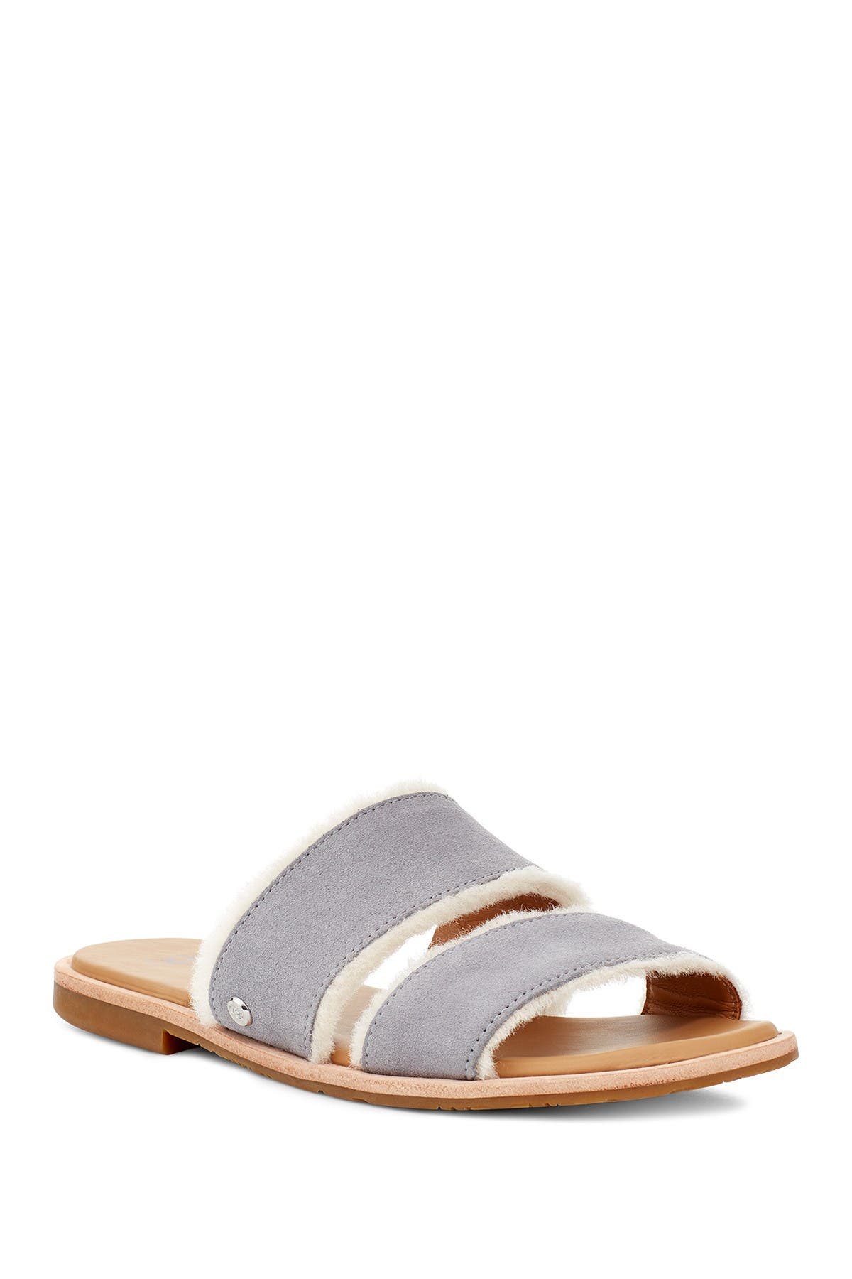 ugg shearling slide sandals
