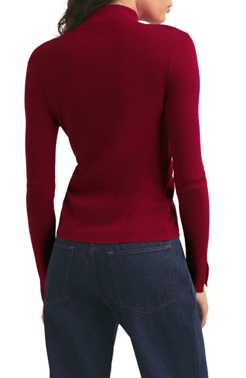 Shop Favorite Daughter The Jackie Merino Wool Sweater In Haute Rouge