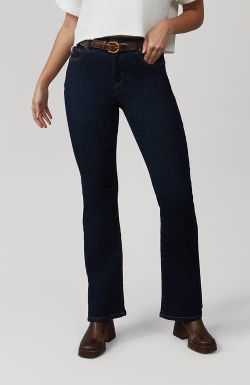 Lola Jeans Billie High Rise Boot Cut Jean In Dark Rinse In Dark Rinse Blue