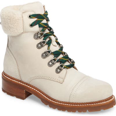 Frye Samantha Water Resistant Hiking Boot- White