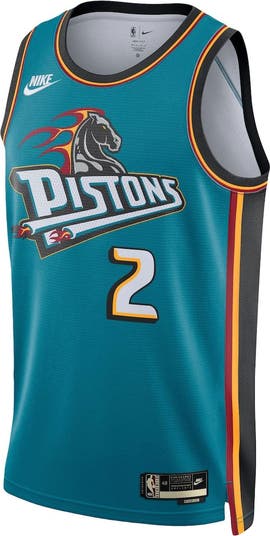 Men's Detroit Pistons Cade Cunningham Nike Teal Swingman Jersey - Classic Edition