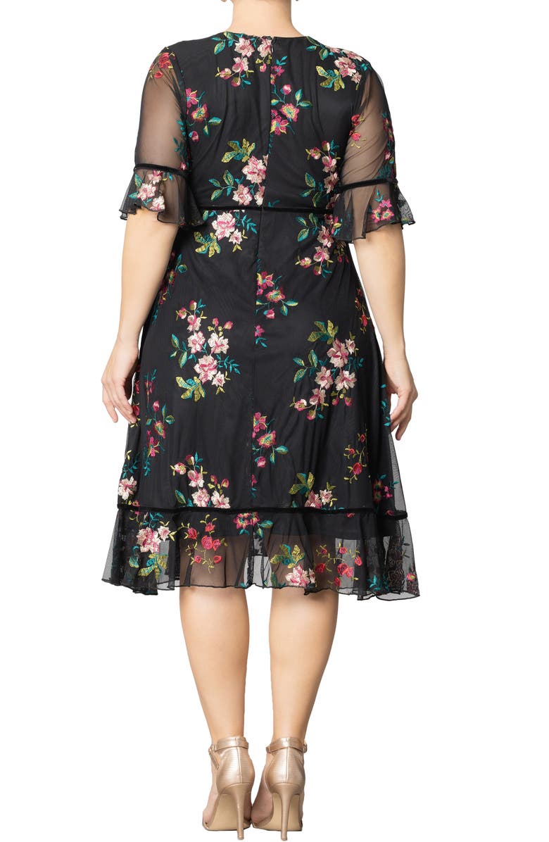 Kiyonna Wildflower Embroidered Dress | Nordstrom