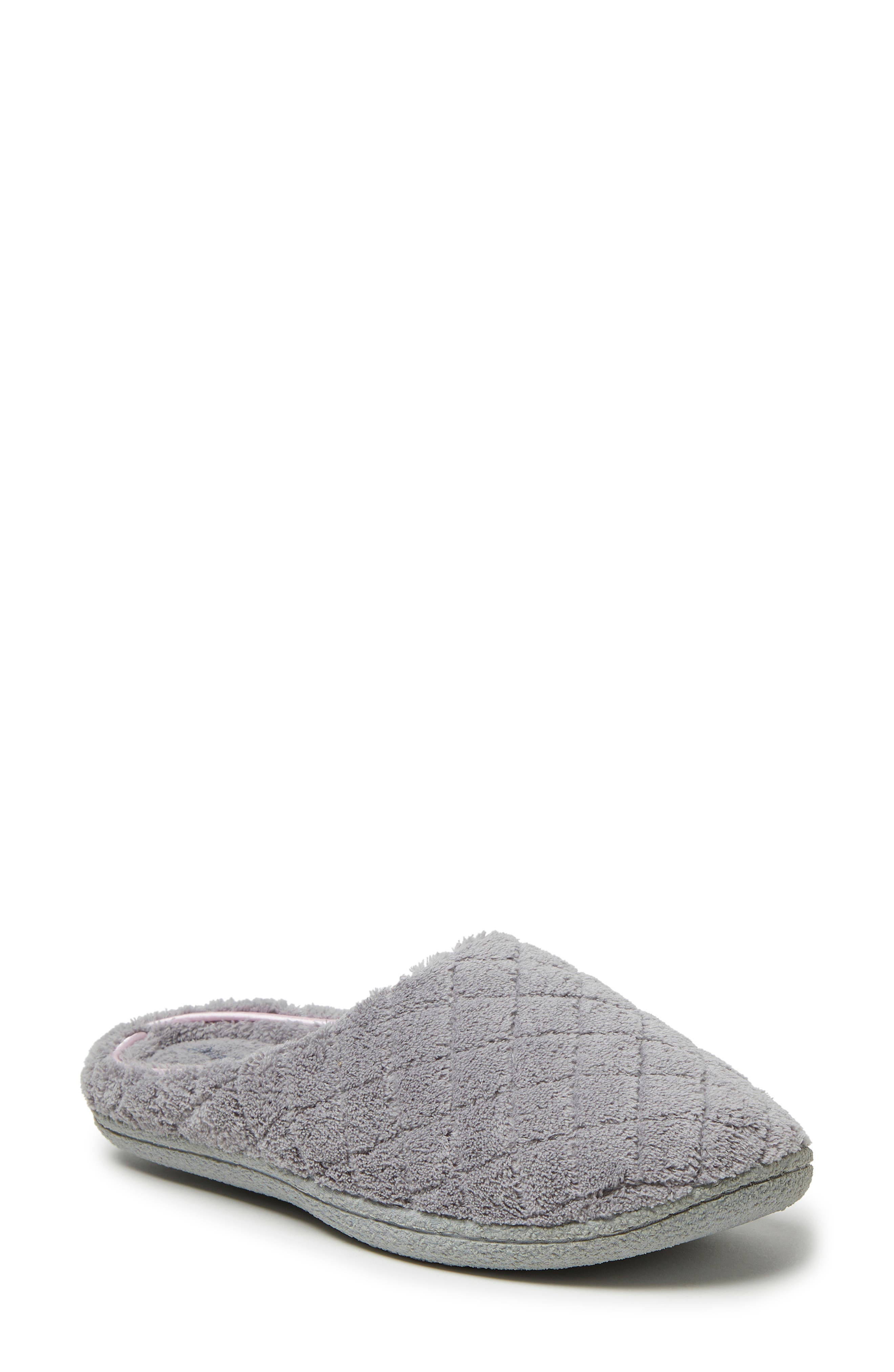 DEARFOAMS LESLIE QUILTED SLIPPER,039161574969