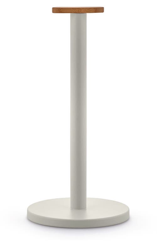 Shop Alessi Mattina Paper Towel Roll Holder In Warm Gray