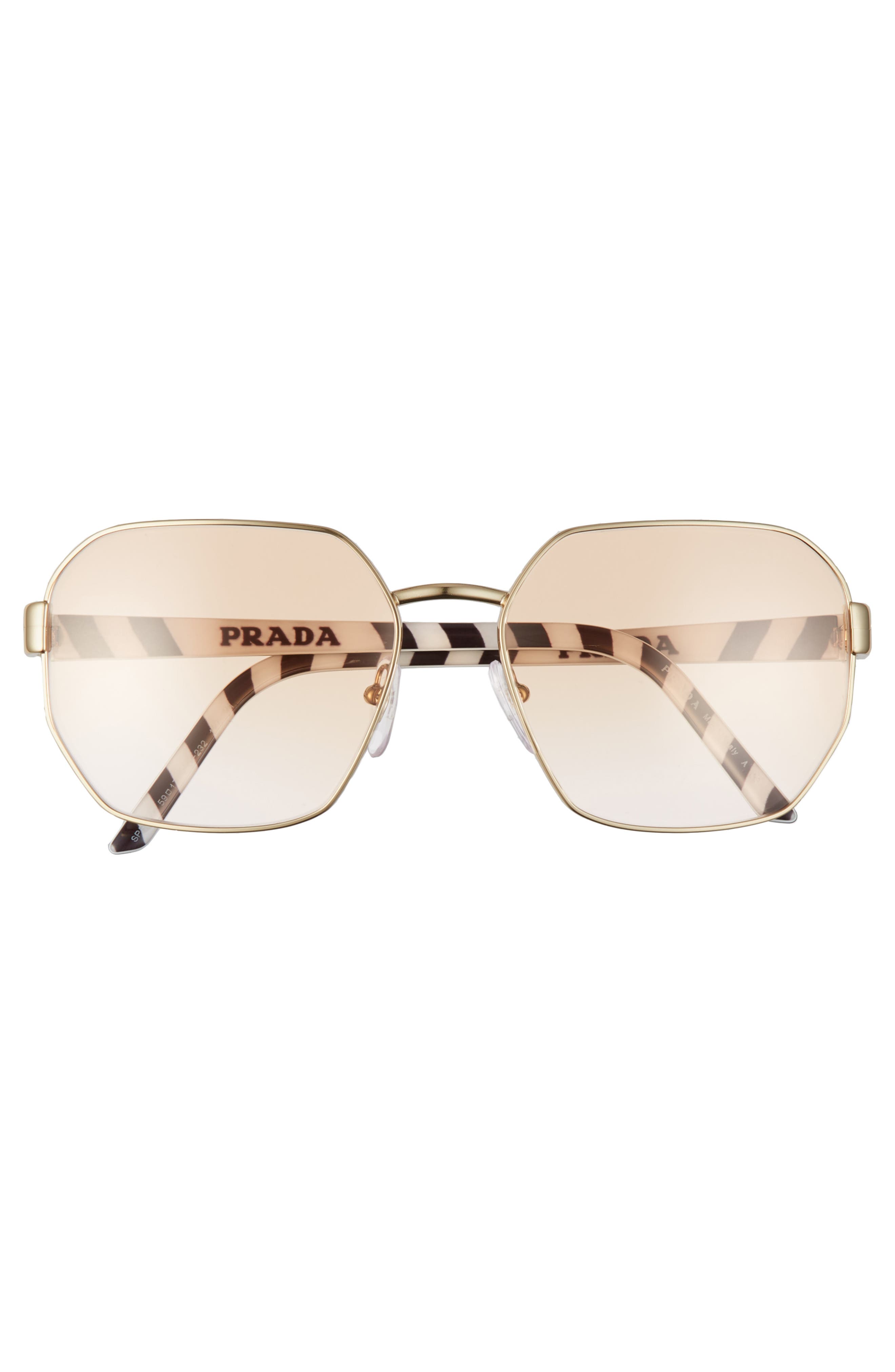 Prada 59mm Oversize Geometric Square Sunglasses Nordstrom Rack