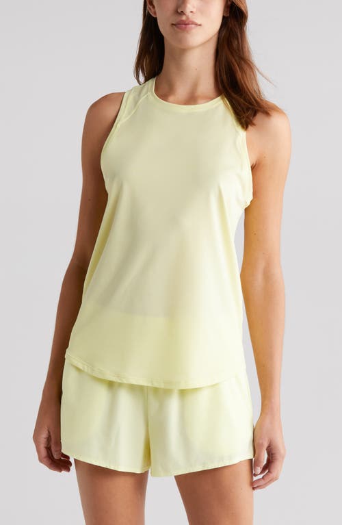 Shop Zella Energy Performance Tank In Green Finch