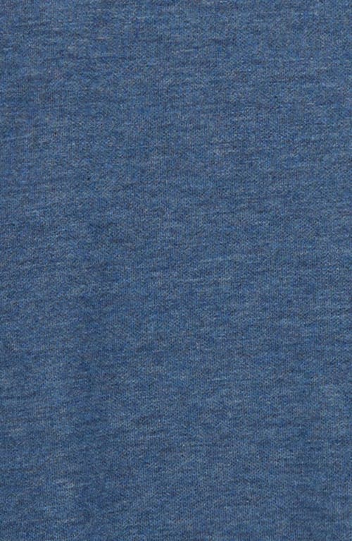 Johnston & Murphy Kids' Reversible Cotton Blend Sweatshirt In Blue/light Gray