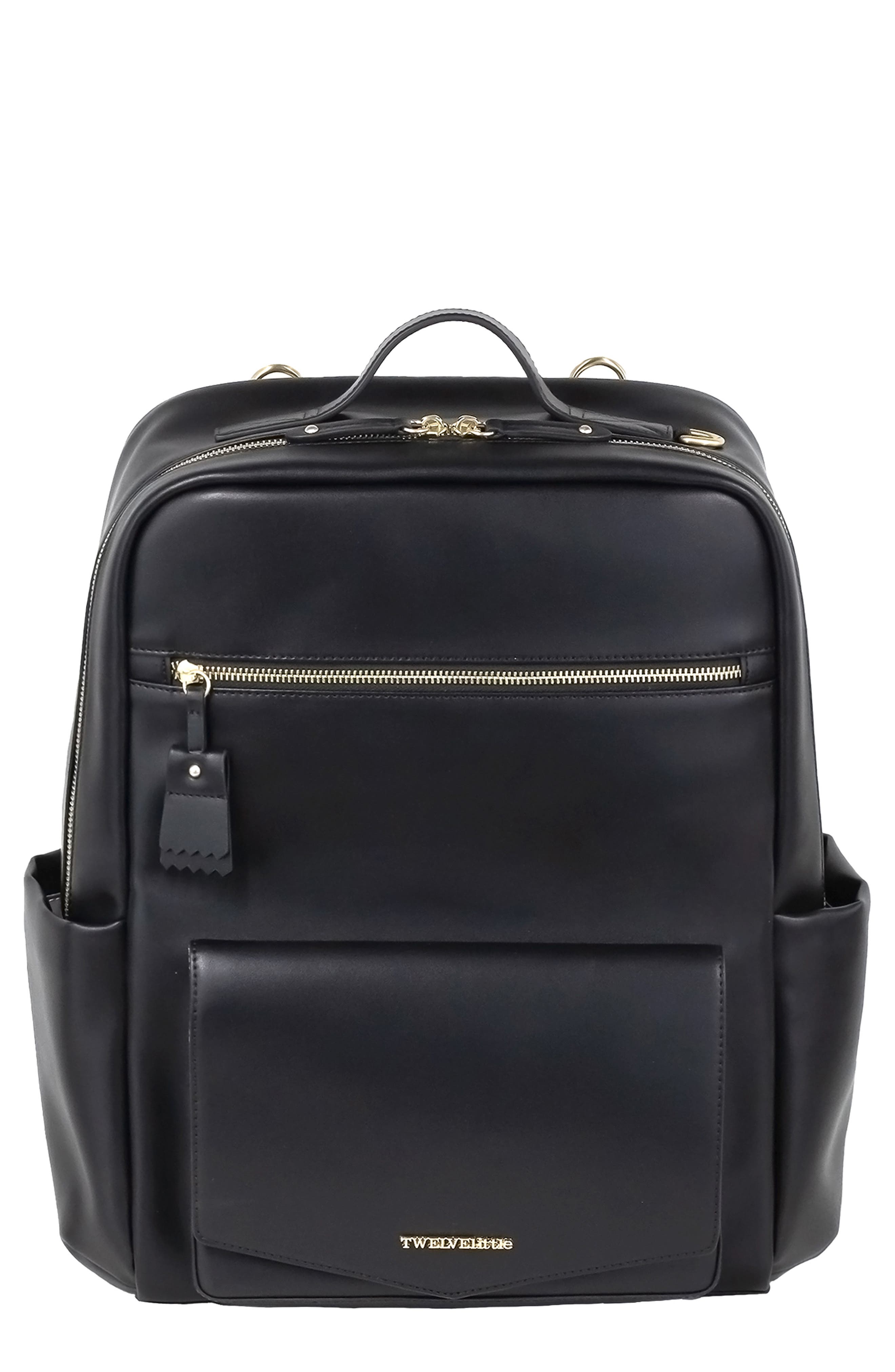 TWELVElittle PeekABoo Faux Leather Diaper Backpack Nordstrom