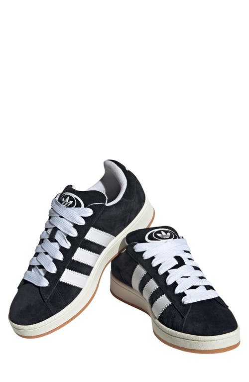 Shop Adidas Originals Adidas Campus 00s Sneaker In Black/white/off White