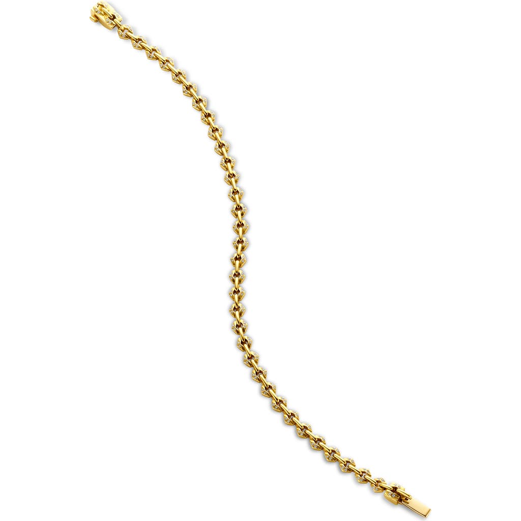 Dries Criel Bond Signature Diamond Mini Bracelet In Gold