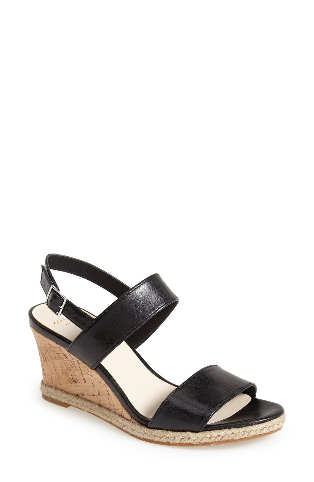 cole haan yellow sandals