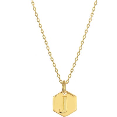 Stella + Ruby Monogram Initial Pendant Necklace