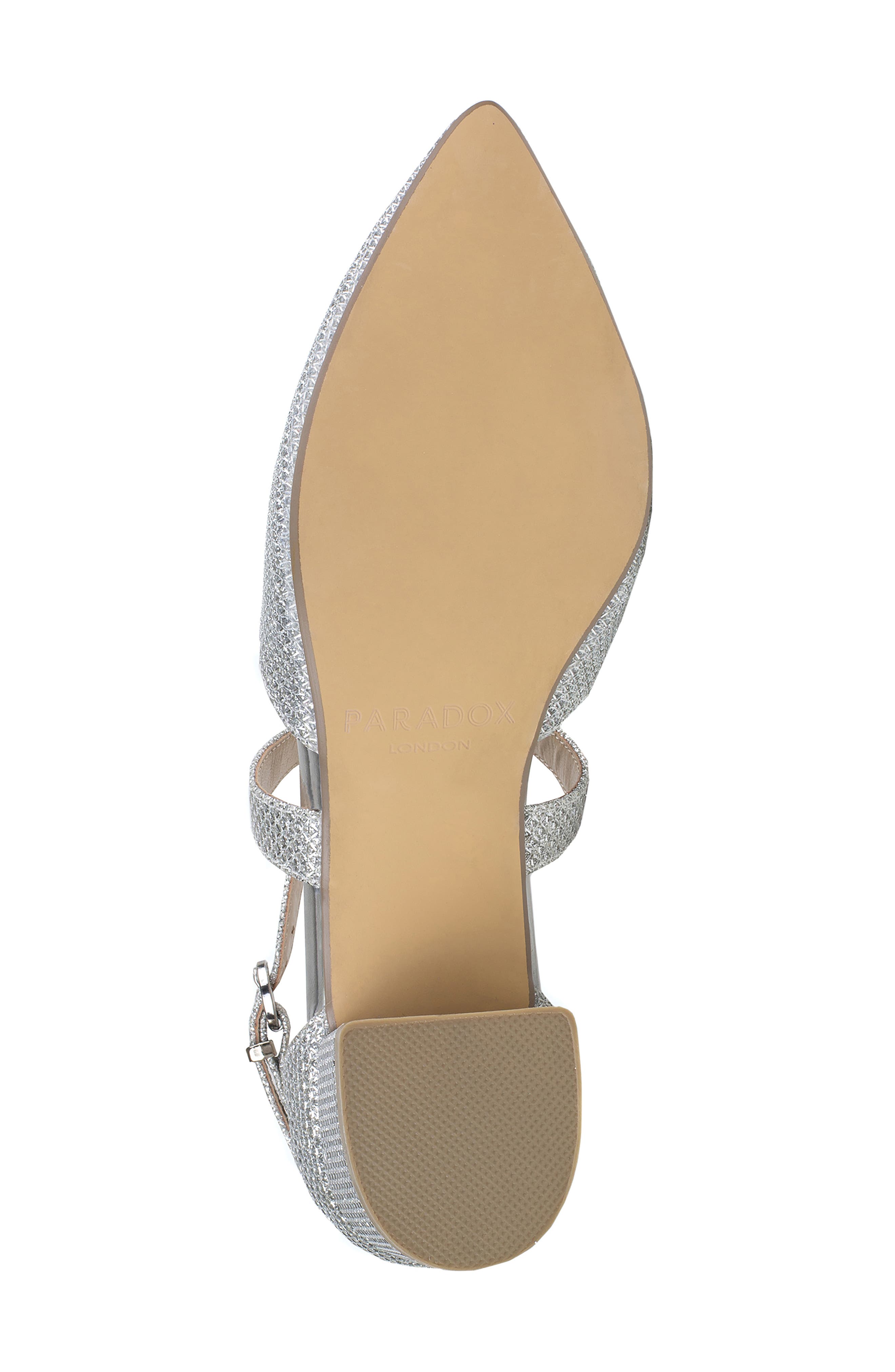 Paradox London Pink Sabrina Sandals - Metallic Pink, Jeweled Straps, 2.25 Inch Heel, Size 10 - View #2