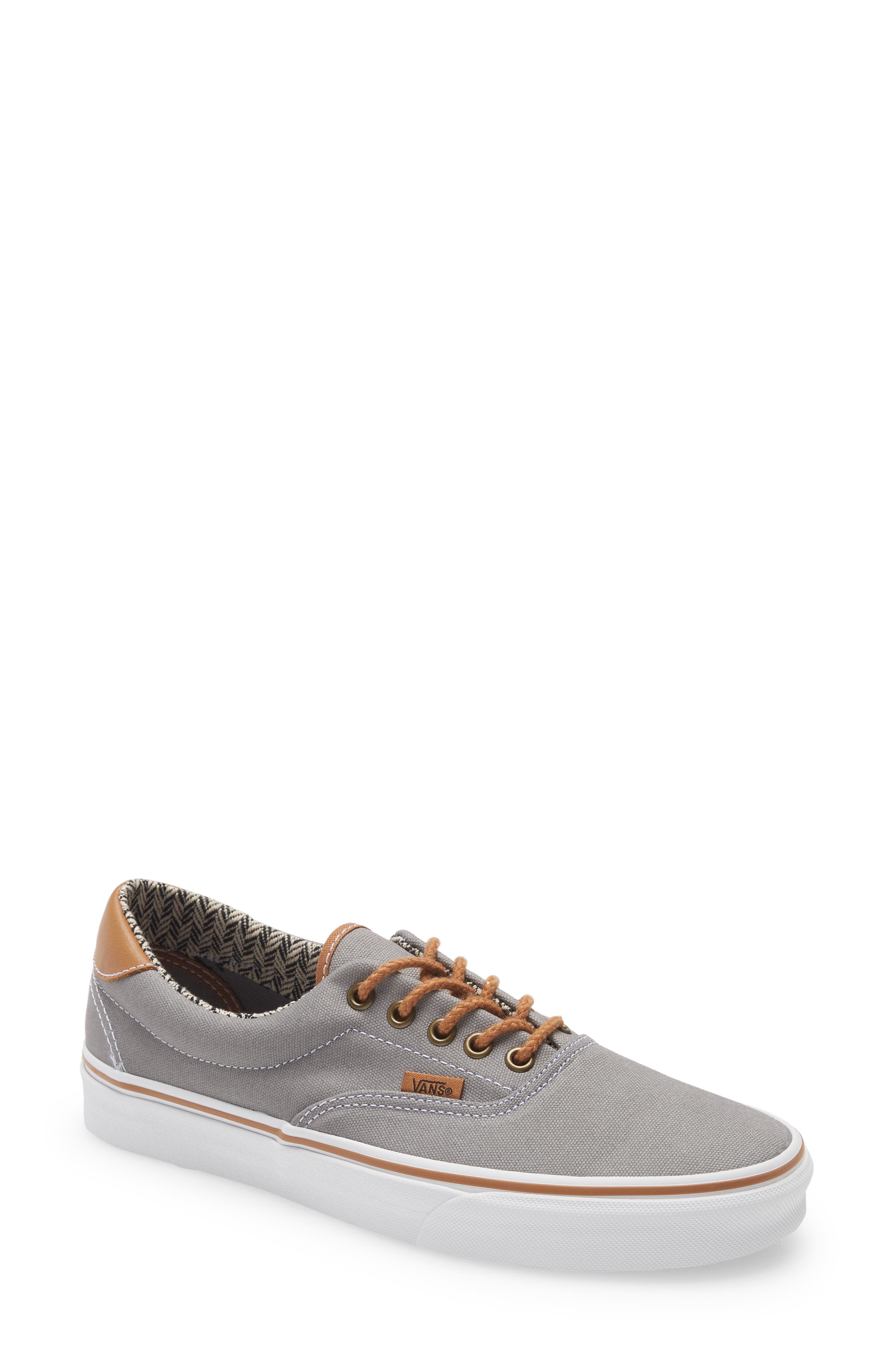vans shoes gray and brown