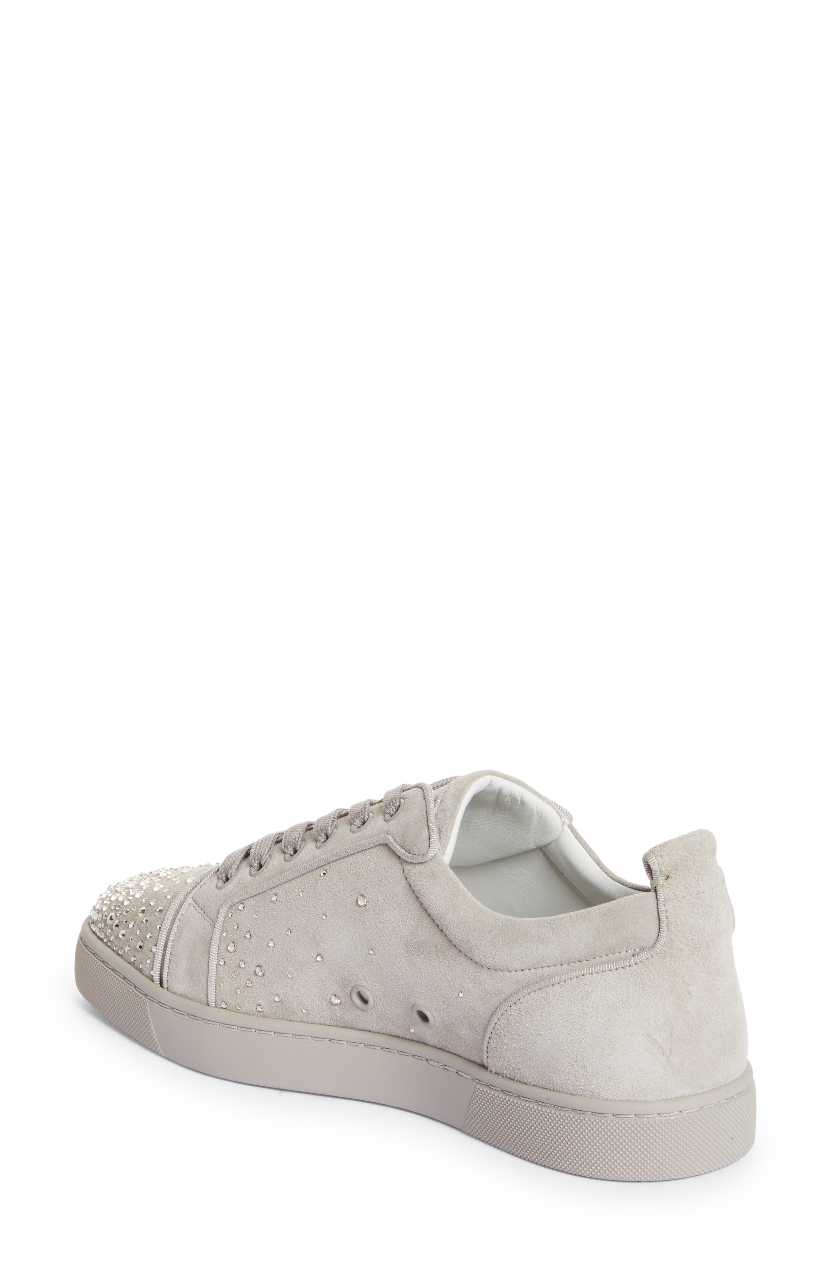 Christian Louboutin Louis Junior Spikes White/Goose Sneakers New