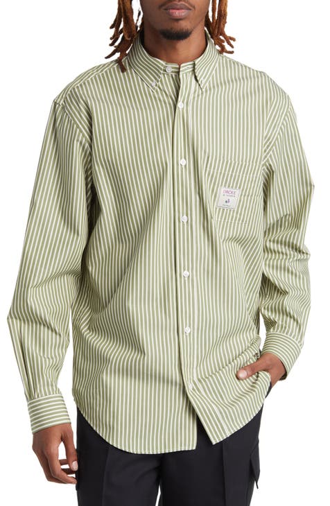 Raye Stripe Button-Down Shirt
