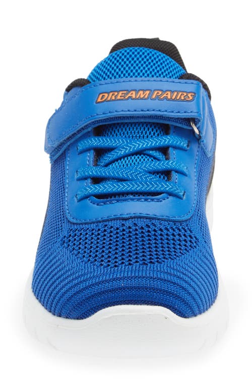 Dream Pairs Knit Low Top Sneaker In Royal/blue/navy