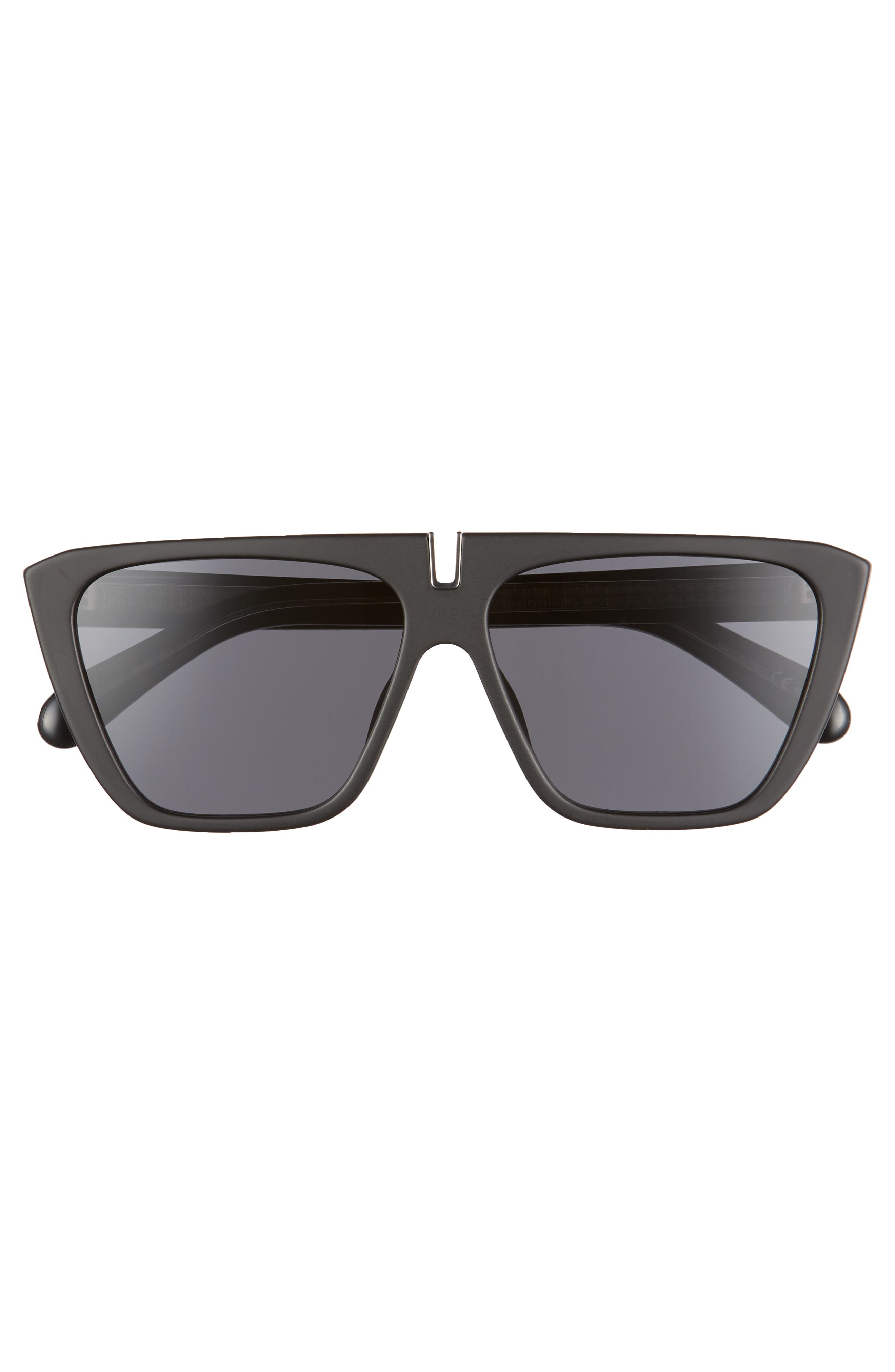 givenchy 58mm flat top sunglasses black