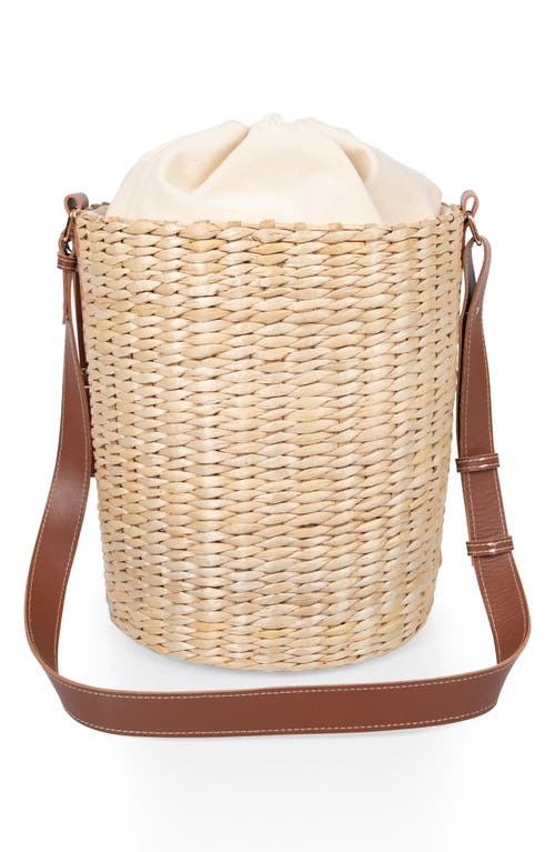 Picnic Time Palermo Insulated Bucket Tote In Beige