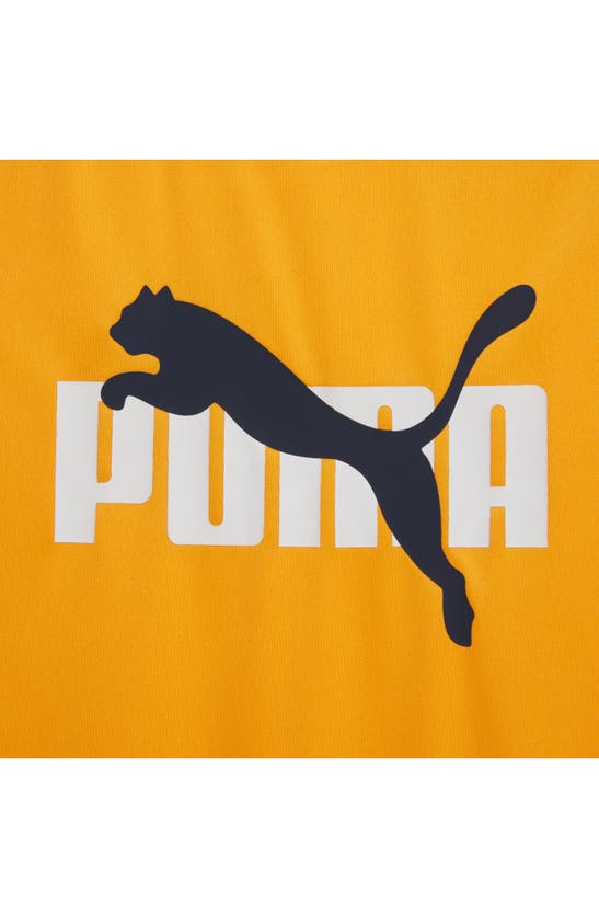 Shop Puma Kids' Logo Tank, T-shirt & Pull-on Shorts Set In Navy