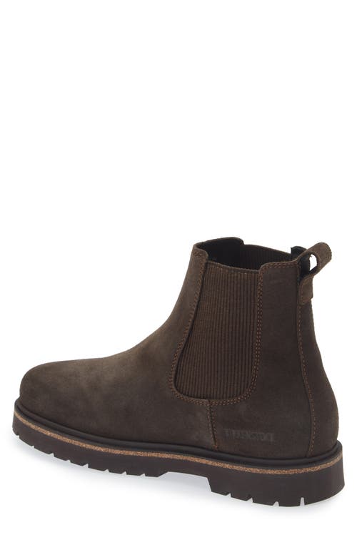 Shop Birkenstock Highwood Chelsea Boot In Chocolate