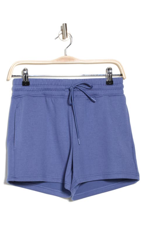 Shop Yogalicious Farrah Drawstring Shorts In Gray Blue