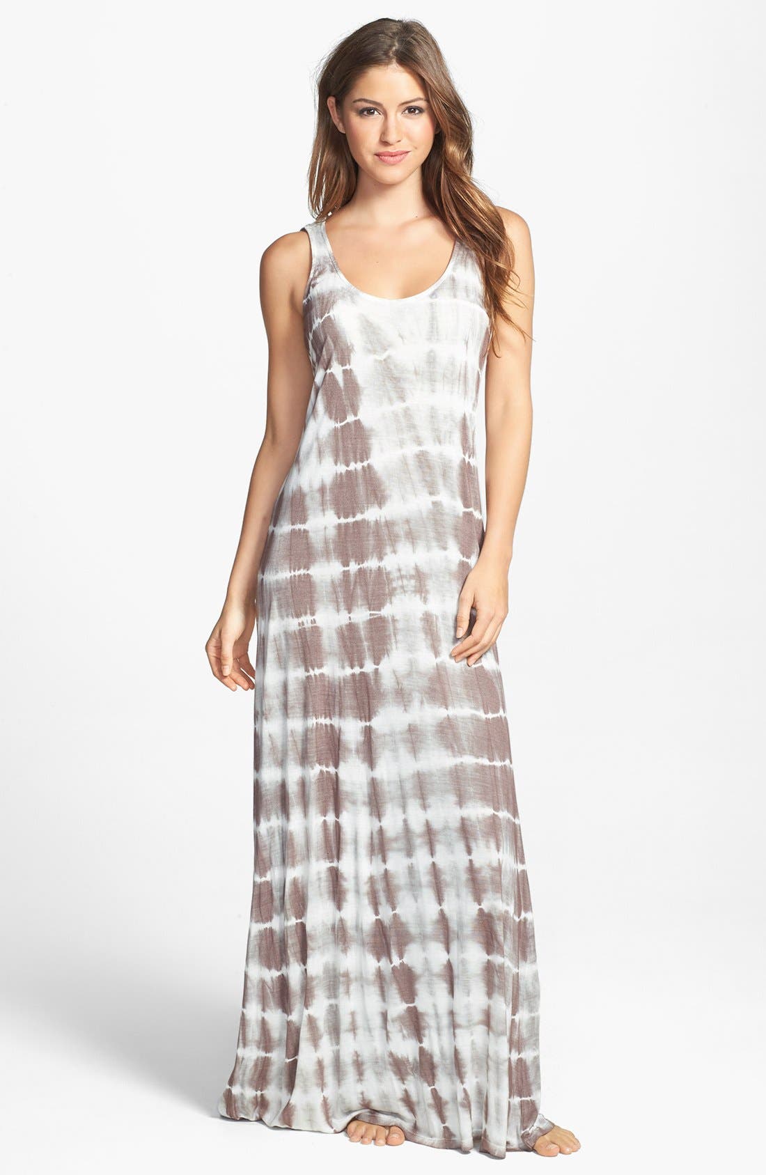 O'Neill 'Tietie' Tie Dye Knot Back CoverUp Maxi Dress