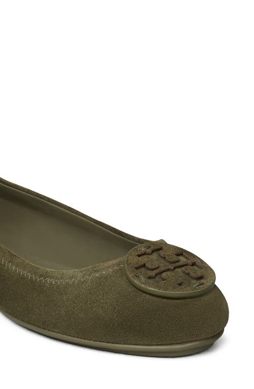 Shop Tory Burch Minnie Travel Ballet Flat In Aneto