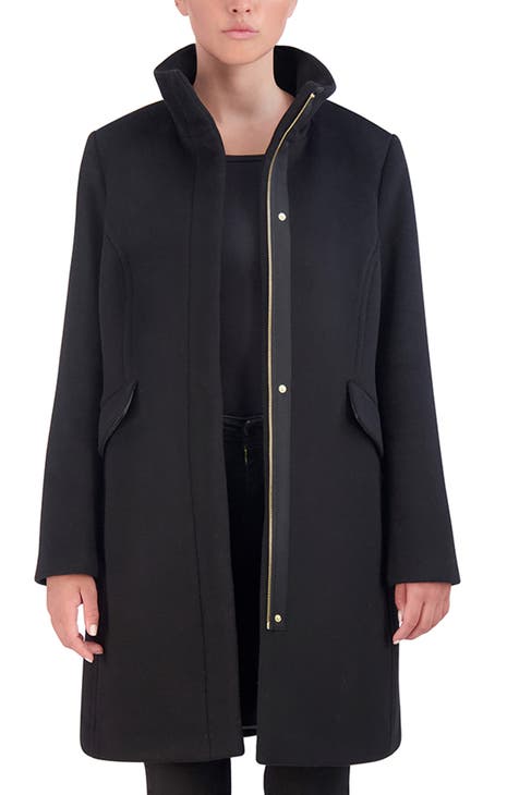 Cole haan wool cashmere car coat best sale