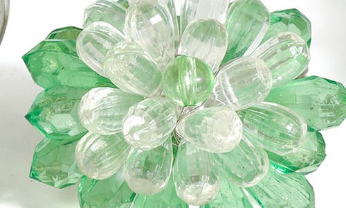 Tiramisu Harmony Hues 4-pack Napkin Rings In Green