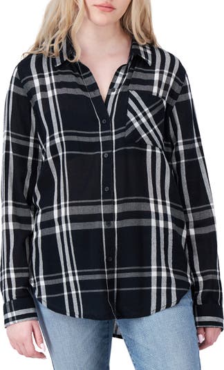 Lucky Brand BLACK Big Girls Tie Dye Hooded Popover Sweatshirt, US