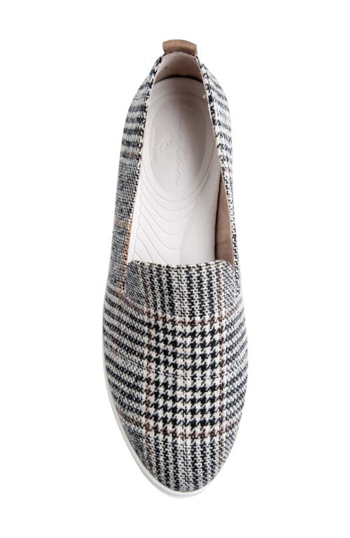 Shop Me Too Fay Slip-on Sneaker In Black Brown Plaid