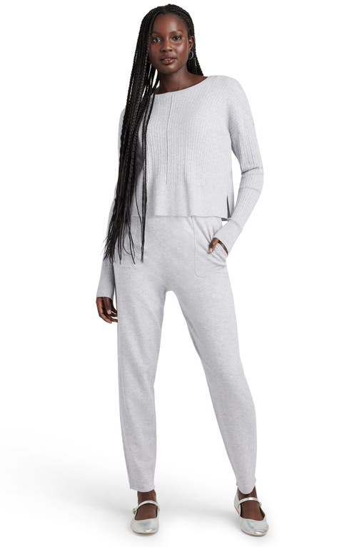 Shop Splendid Veronica Joggers In Ice Heather Grey