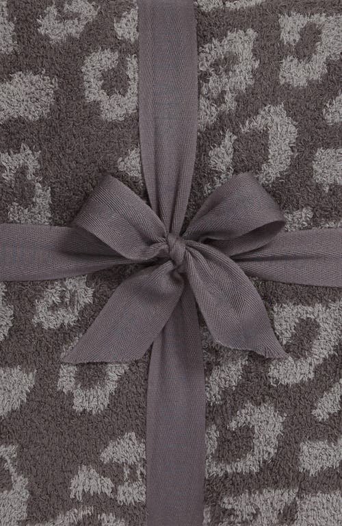 Shop Barefoot Dreams In The Wild Throw Blanket In Graphite/ Carbon