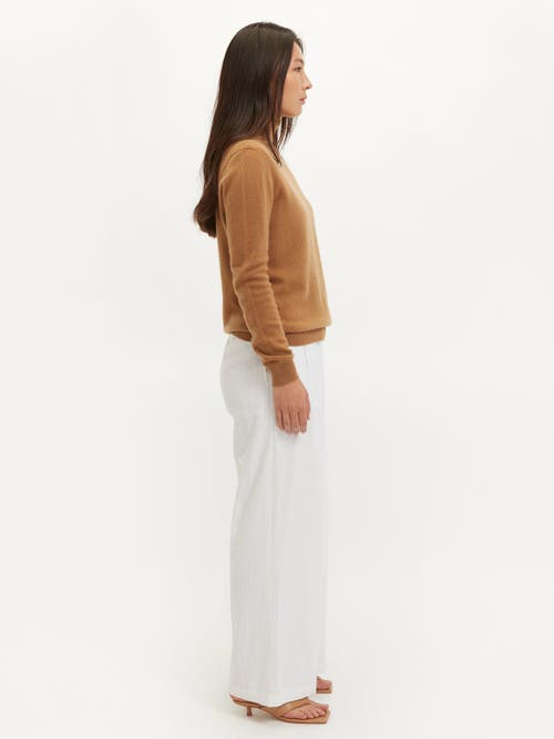 Shop Gobi Cashmere Classic Turtle Neck In Almond