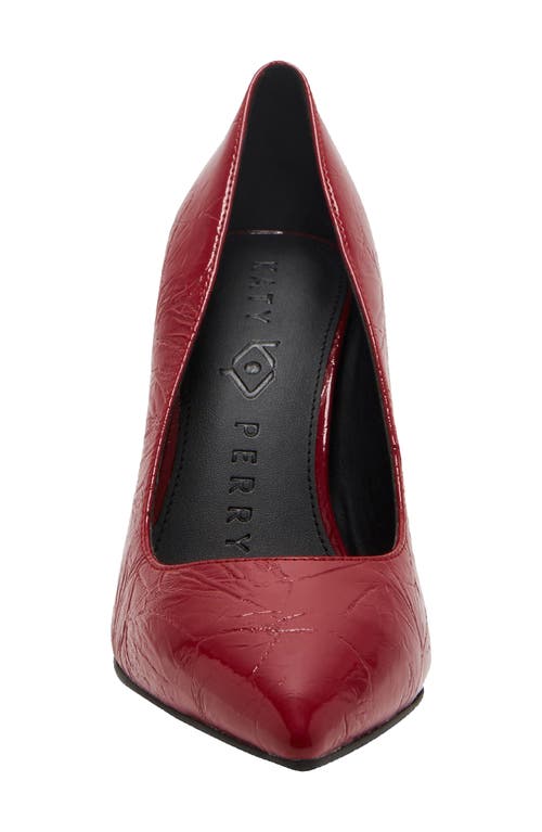 Shop Katy Perry The Revival Pointed Toe Pump In Crimson Red