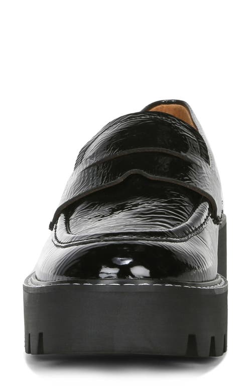 Franco Sarto Balin Platform Loafer In Black Patent